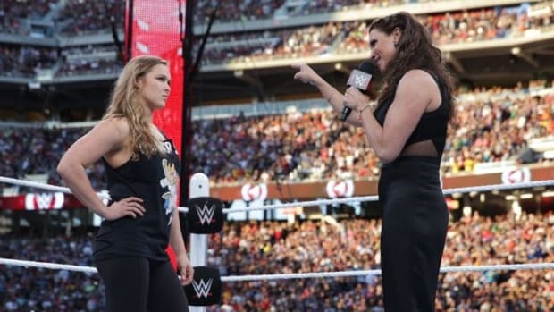 Ronda Rousey and Stephanie McMahon