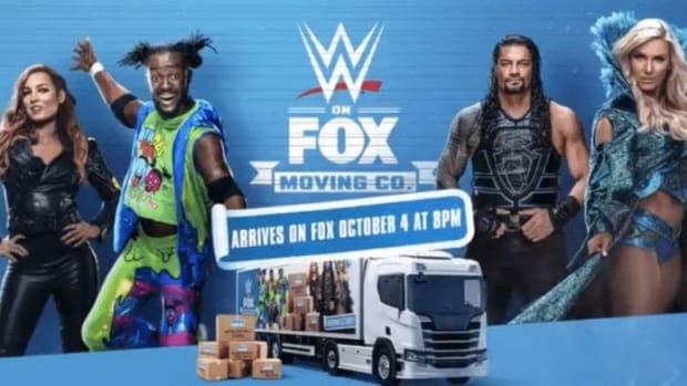 WWE SmackDown moving truch