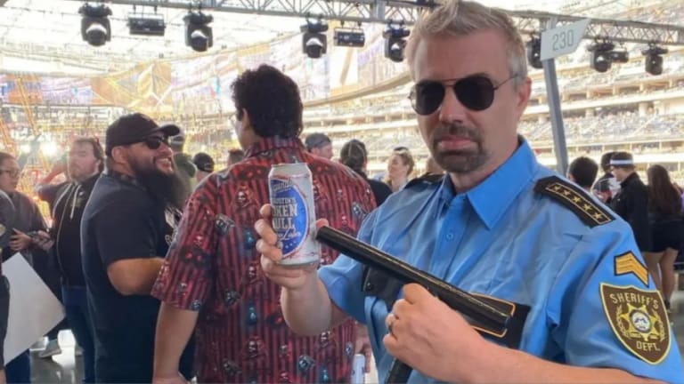 Big Boss Man Fan Kicked Out Of WrestleMania 39 For Impersonating A Cop