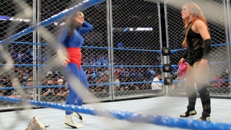Becky Lynch vs. Alexa Bliss - SmackDown Women's Title Steel Cage Match:  SmackDown LIVE, Jan 17, 2017 