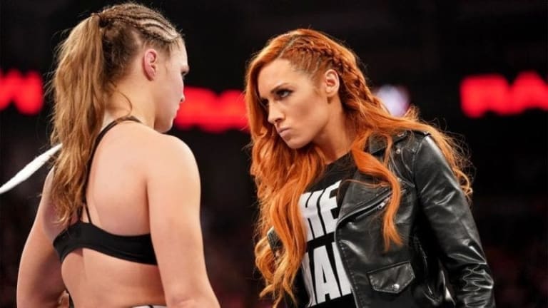 Becky Lynch mocks Ronda Rousey for doing a similar segment on WWE SmackDown