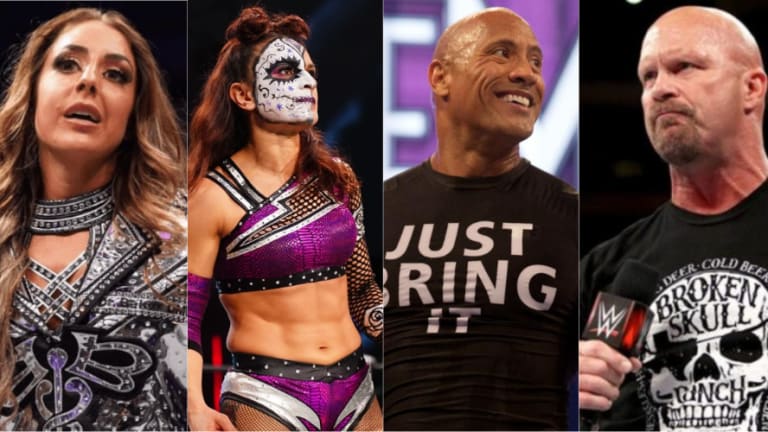Britt Baker reacts to Thunder Rosa comparing their rivalry to The Rock vs. Steve Austin