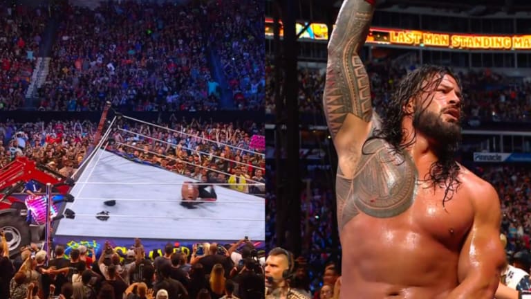 WWE SummerSlam results: Ring gets destroyed during Roman Reigns vs. Brock Lesnar main event
