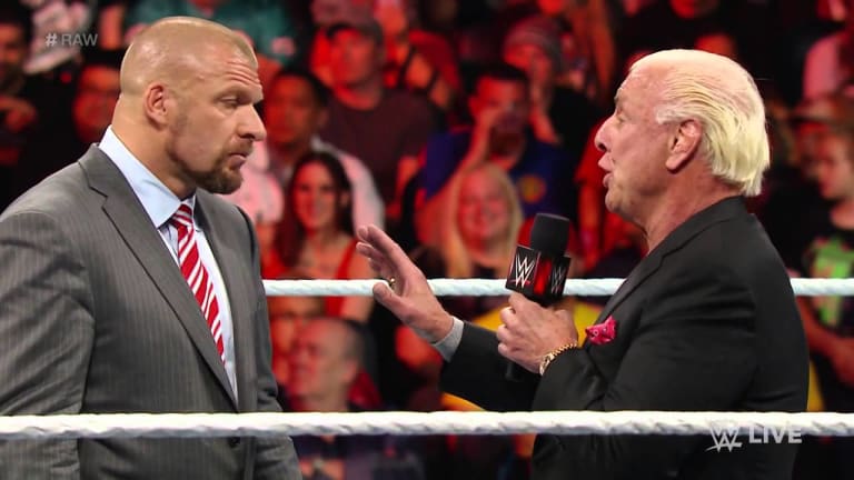 Ric Flair says his falling out with Triple H was over 'The Man' trademark