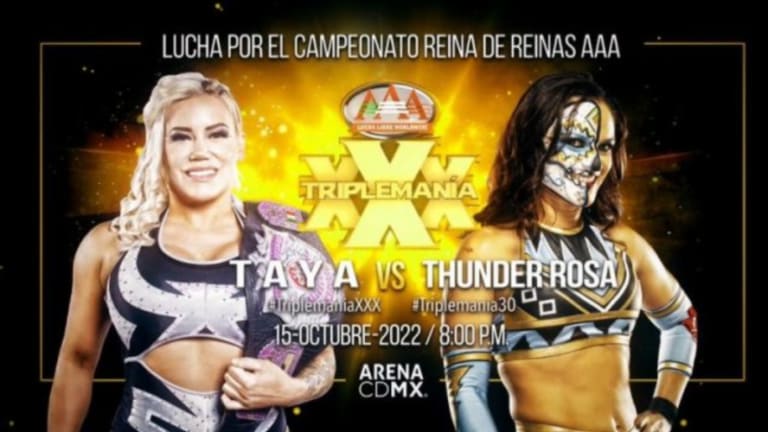 AEW’s Thunder Rosa pulled from AAA TripleMania XXX: Mexico City match