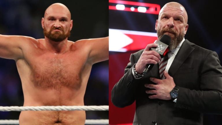 Triple H had a long talk with Tyson Fury at WWE Clash at the Castle about his future