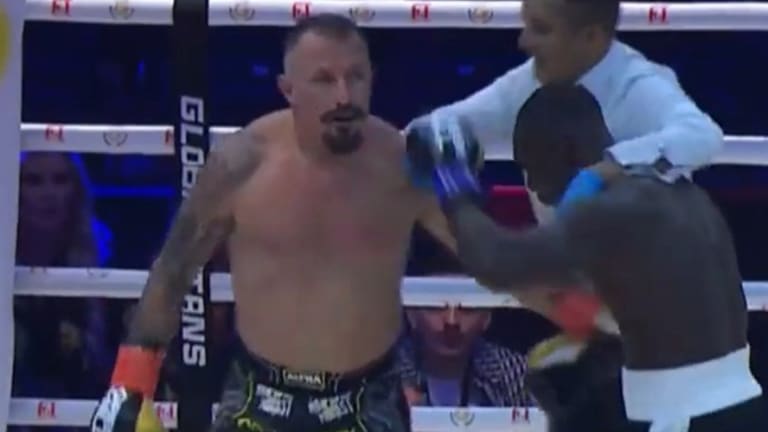 Former WWE/AEW star Bobby Fish earned a TKO victory in his professional boxing debut