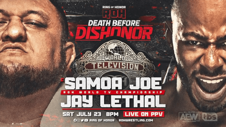 Samoa Joe vs. Jay Lethal announced for ROH Death Before Dishonor
