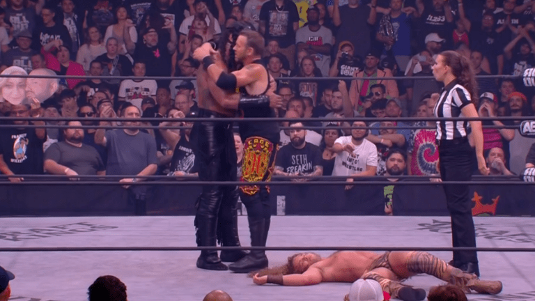 AEW All Out results: Christian Cage beats "Jungle Boy" Jack Perry, Luchasaurus turns heel