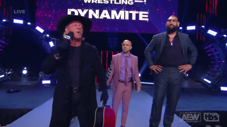 Jeff Jarrett mocks WWE's Braun Strowman during AEW Dynamite