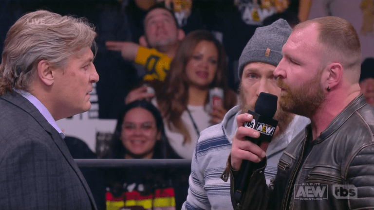 Heated segment between William Regal and Jon Moxley on AEW Dynamite