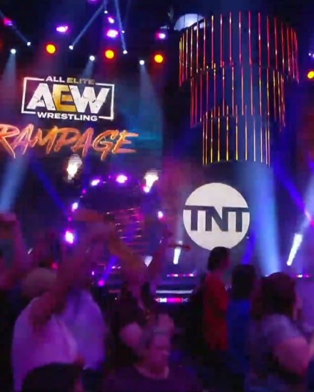AEW Rampage set arena stage