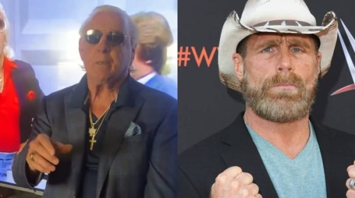 Ric Flair is not happy with Shawn Michaels: 