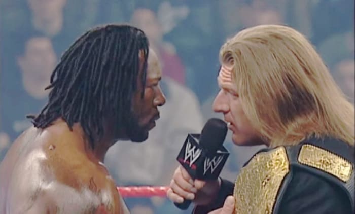 Controversial Booker T Triple H Segment Was Cut Out From Aandes