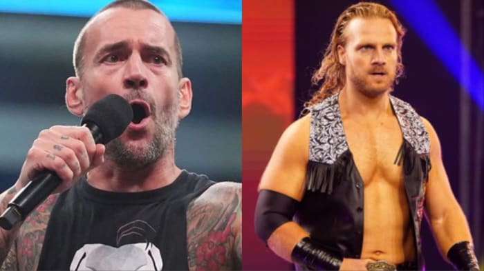 Cm Punk Shoots On Hangman Adam Page After Aew Collision Went Off The Air Wrestling News Wwe