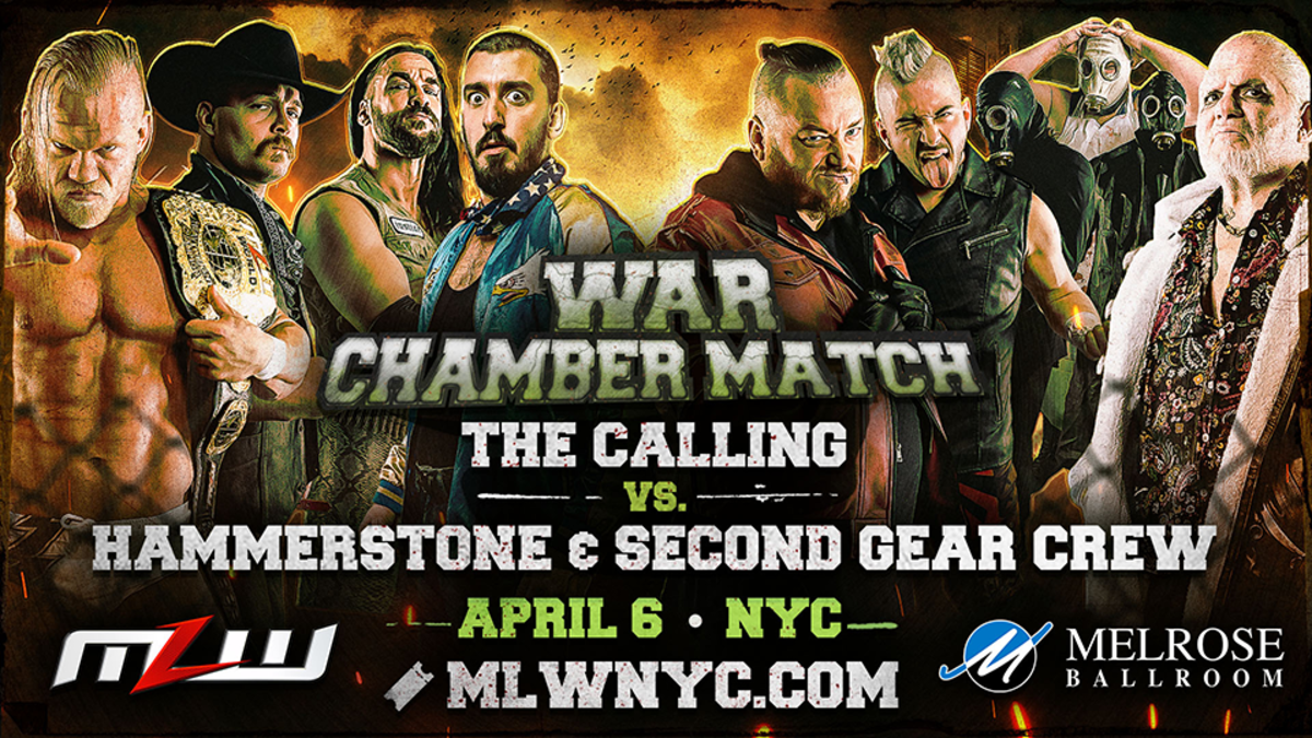 Hammerstone & Second Gear Crew vs. The Calling in a War Chamber match