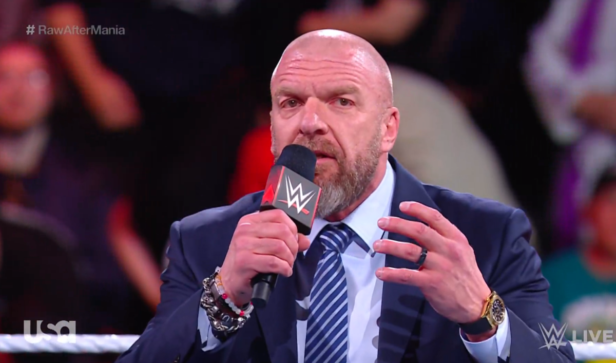 Triple H kicks off Monday Night Raw, says WWE is not going anywhere ...