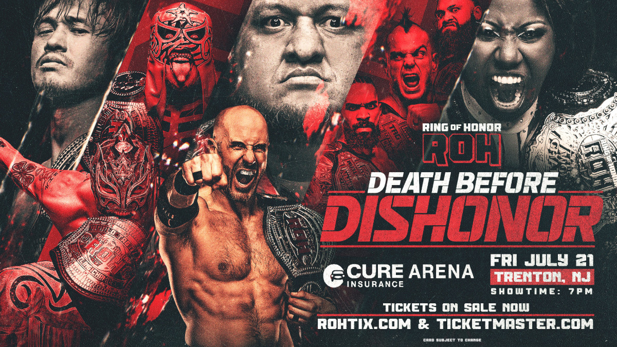 ROH Death Before Dishonor Match Card, Start Time, Price of Event, How