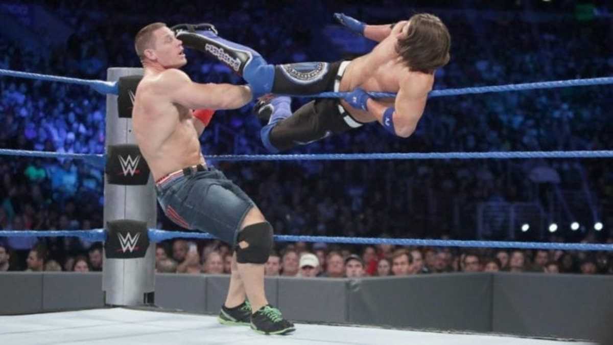 Results from WWE live event in Charleston, WV John Cena vs. AJ Styles