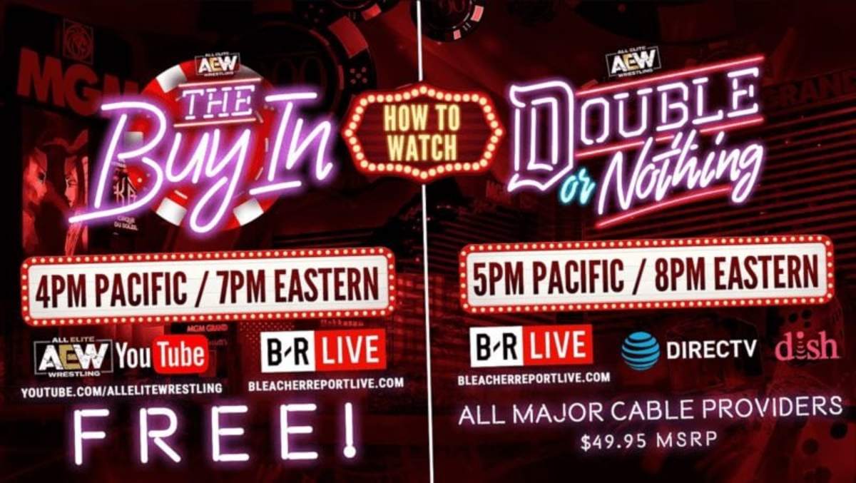 AEW Double Or Nothing how to watch on TV, live stream, the card, start time, price of event
