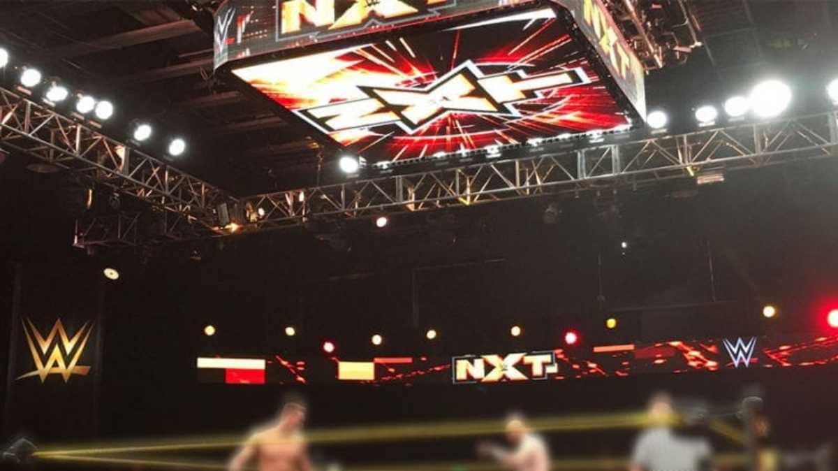 WWE NXT logo arena ring