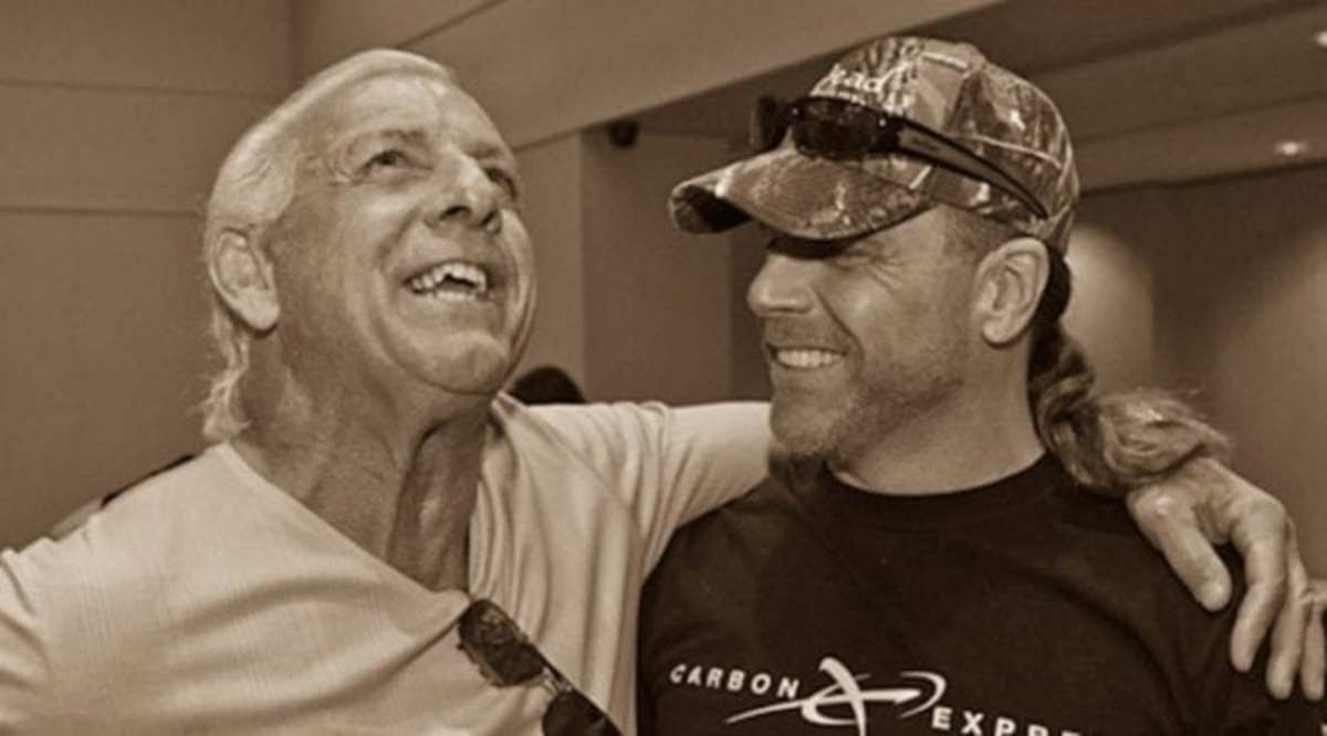 9. Ric Flair's Matching "Space Mountain" Tattoos with Shawn Michaels - wide 1