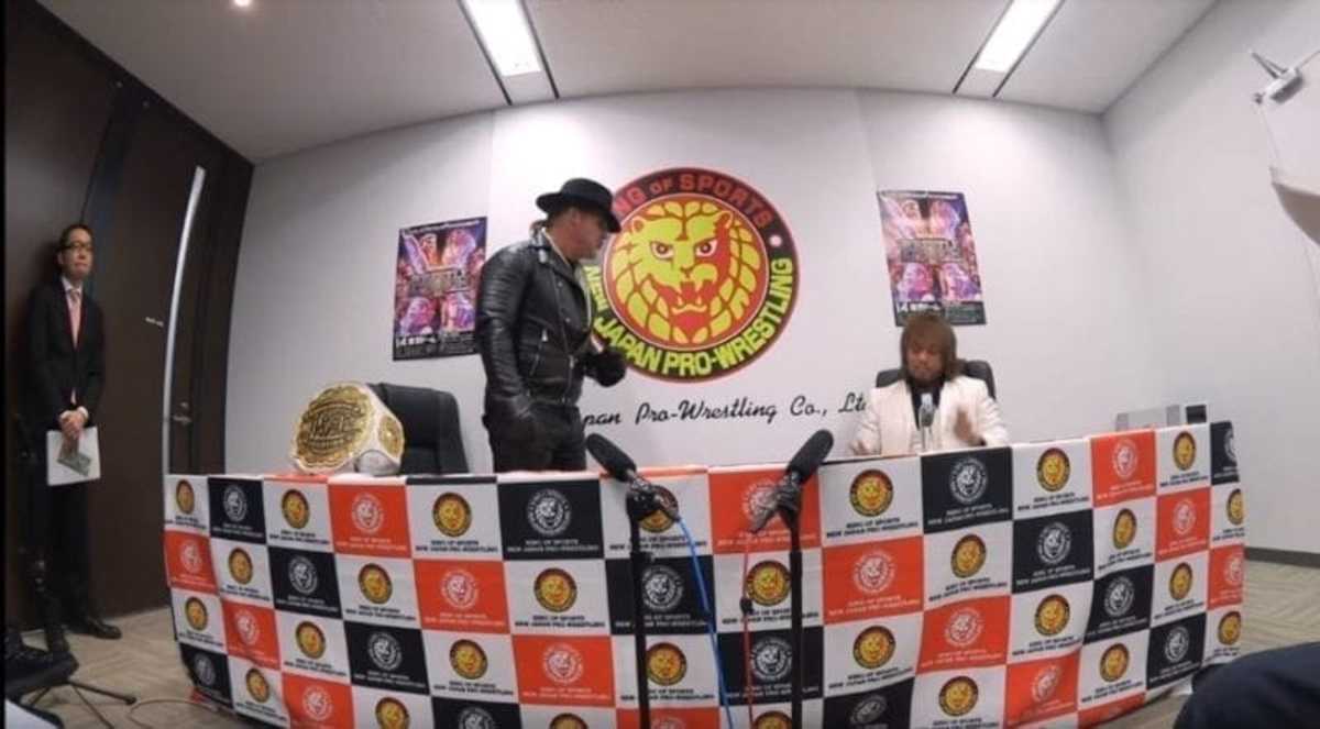 Chris Jericho involved in brawl with Tetsuya Naito at Wrestle Kingdom ...