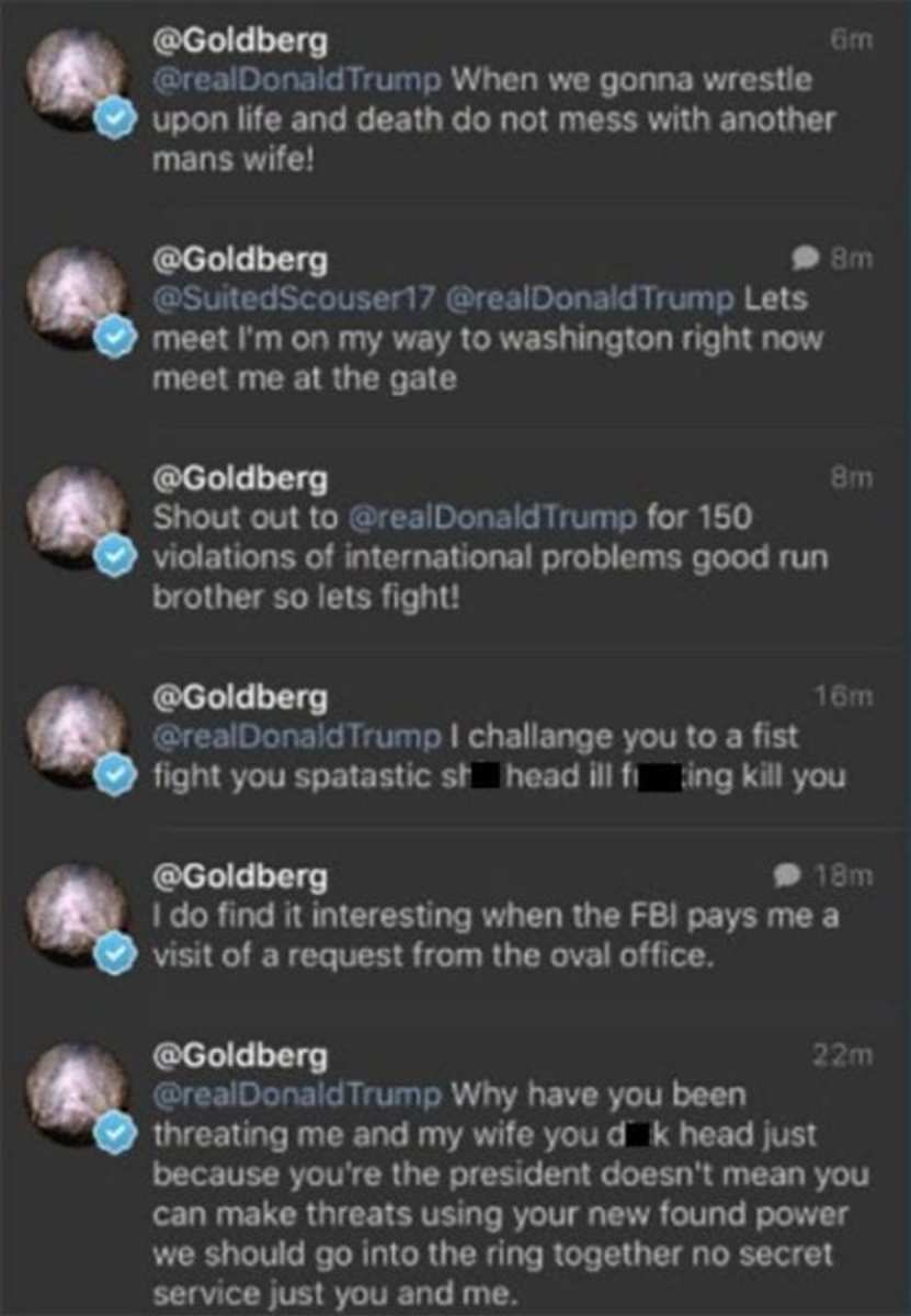 Goldberg tweets