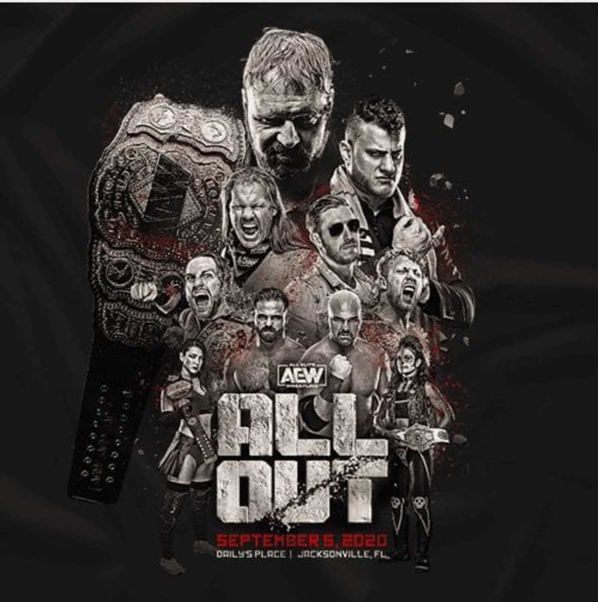 PHOTO First look at the AEW All Out poster Wrestling News WWE and