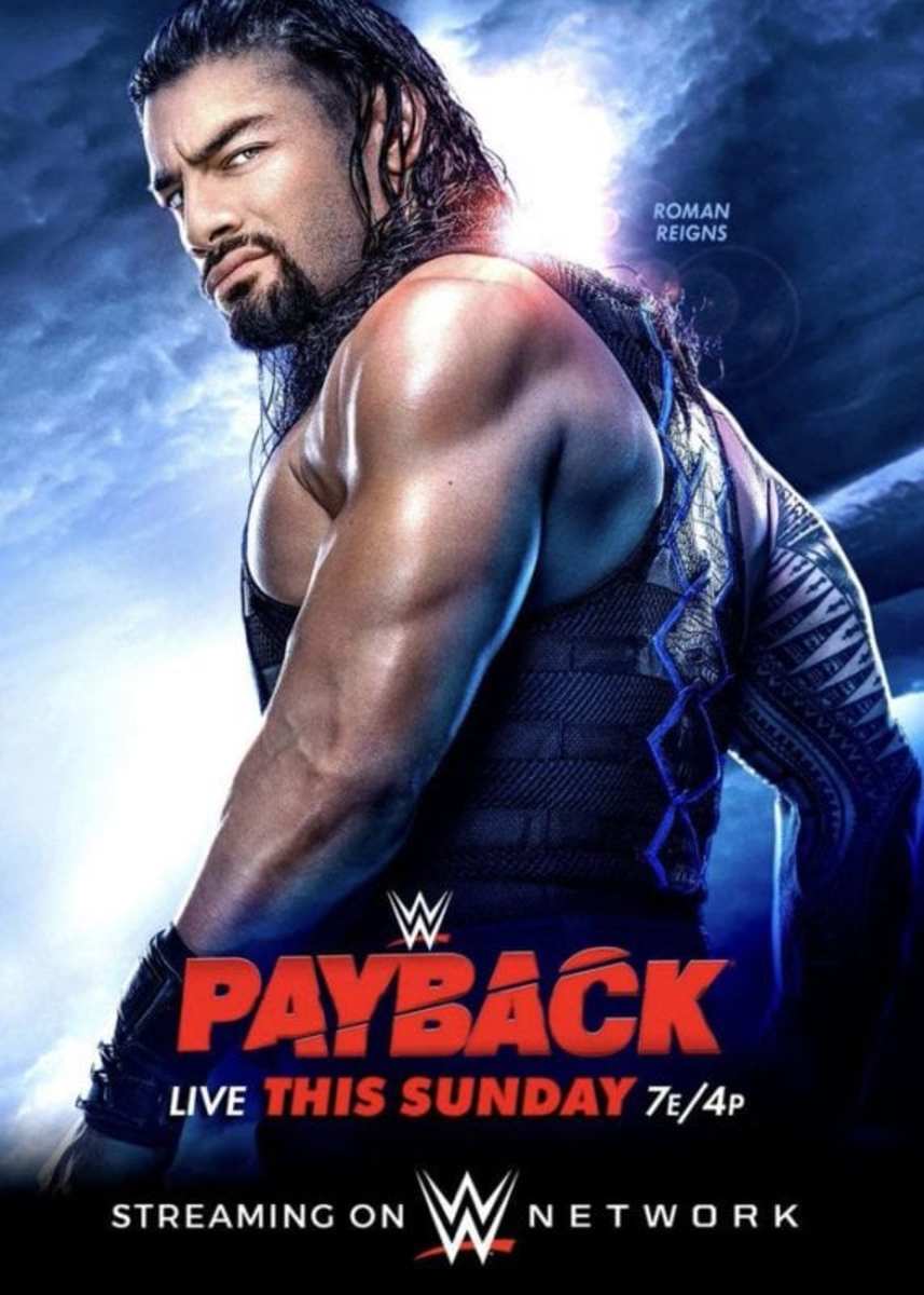 PHOTO First look at the WWE Payback poster Wrestling News WWE and