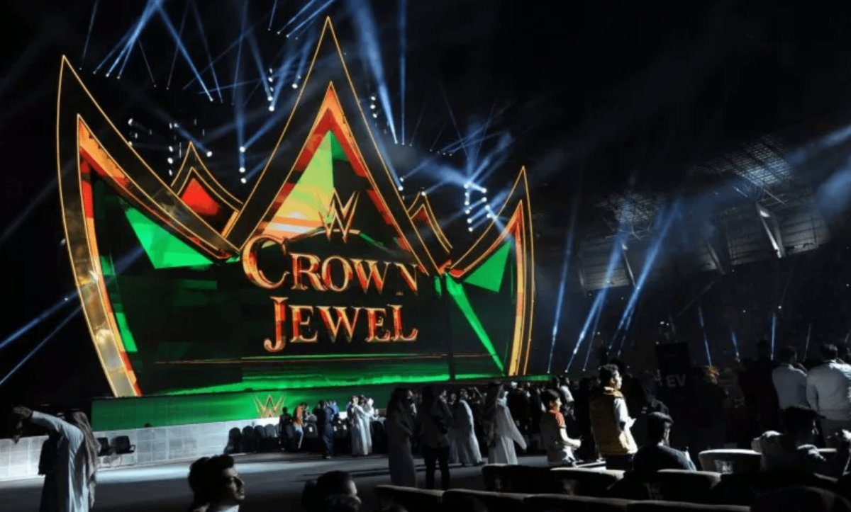 WATCH Stage construction has begun in Saudi Arabia for WWE Crown Jewel