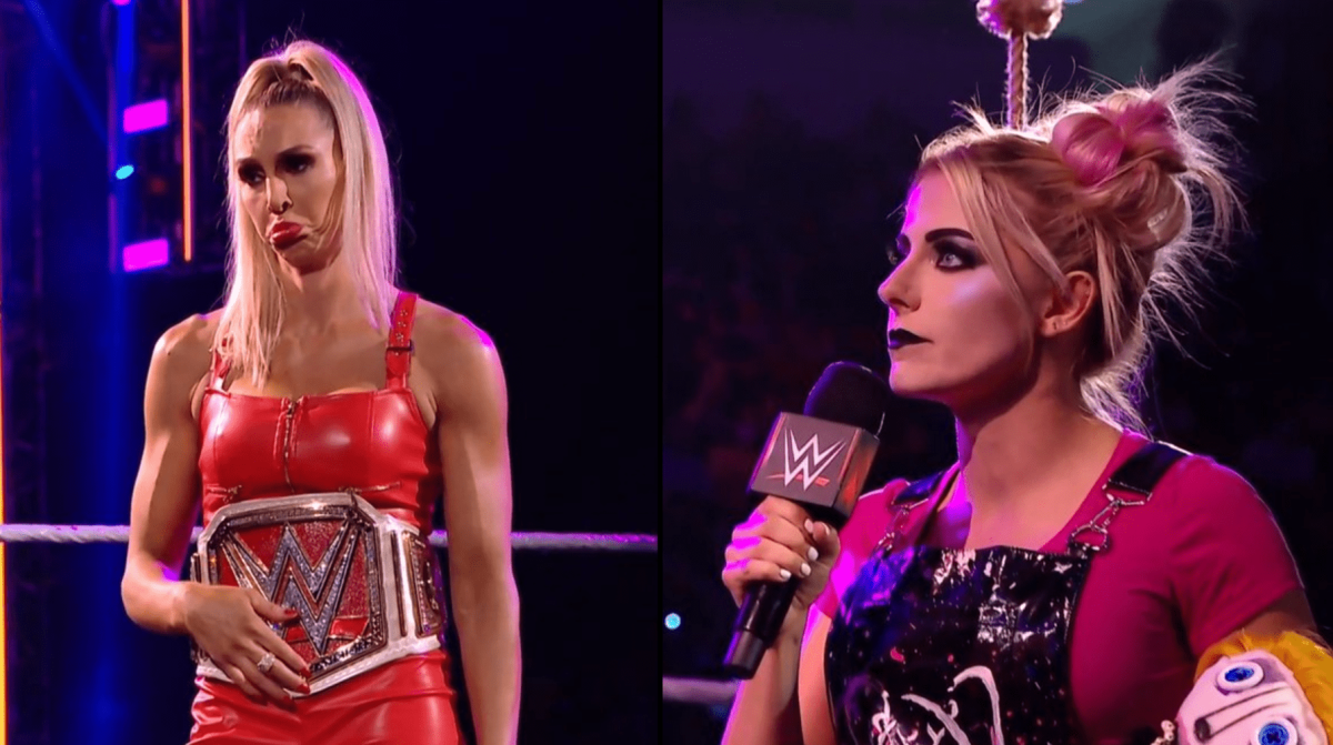 Charlotte Flair Alexa Bliss WWE Raw