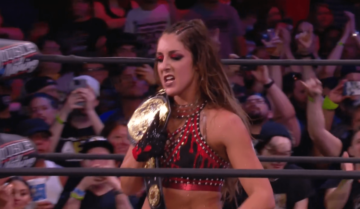 AEW Double Or Nothing: Dr. Britt Baker is the new AEW Women's World ...