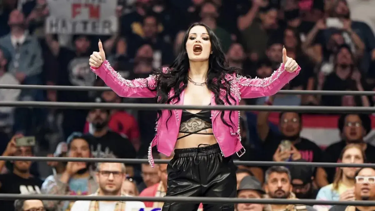 Photo of AEW’s Saraya says she never spoke with WWE about wrestling again