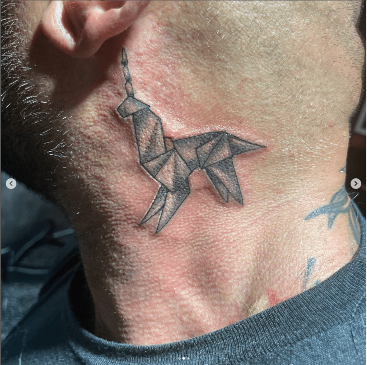 FYeahTattooscom  my Blade Runner origami unicorn tattoo designed