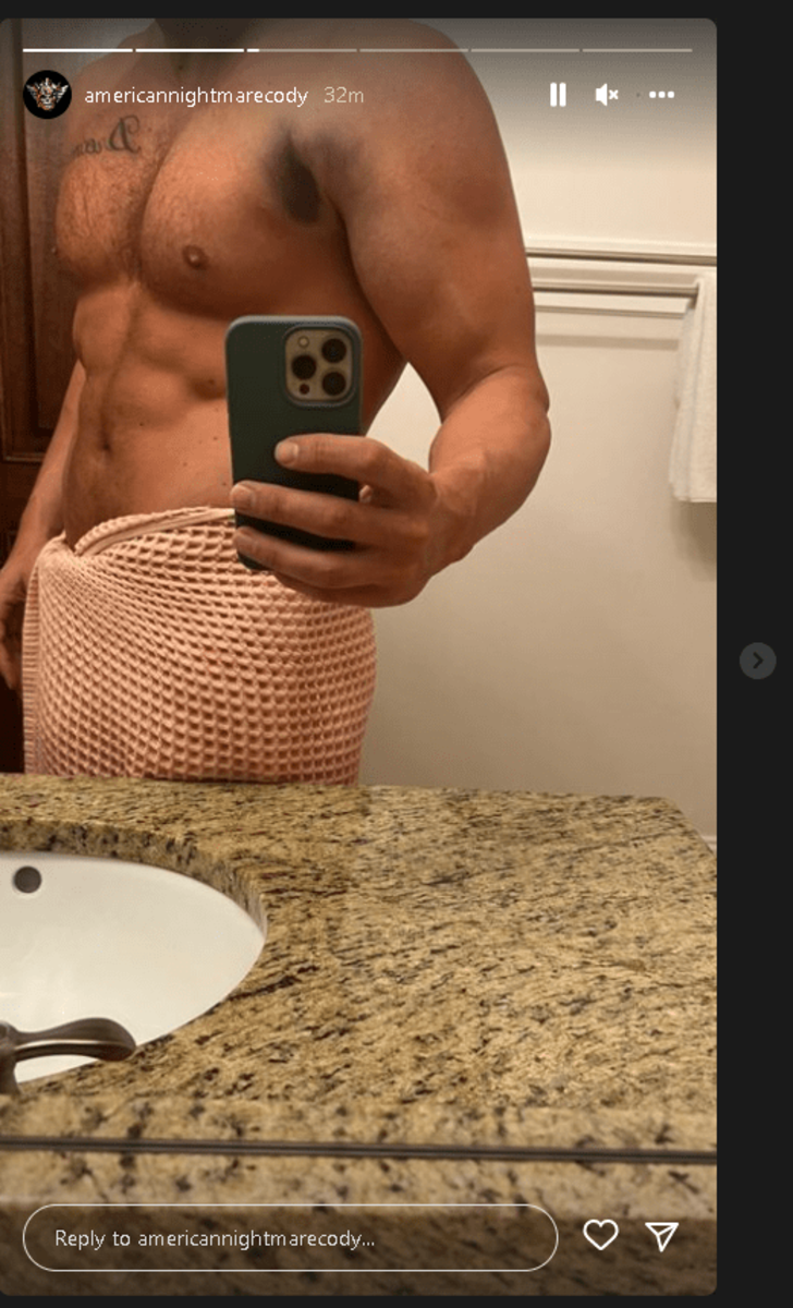 Cody Rhodes Shows Off The Bruising Progression Of His Torn Pec (Photos)