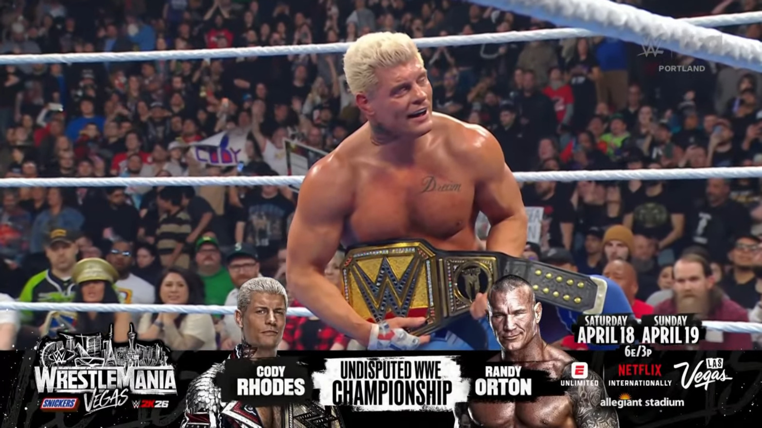 Cody Rhodes Wins WWE Undisputed Championship During SmackDown Main Event