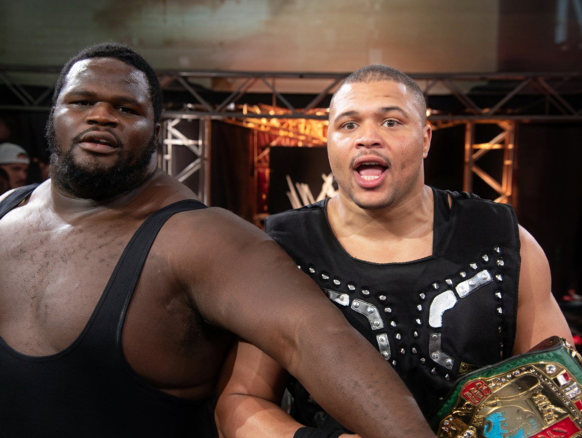 Nation Of Domination Reunion: Mark Henry And D’Lo Brown Hitting The Stage Together In Las Vegas During WrestleMania Week