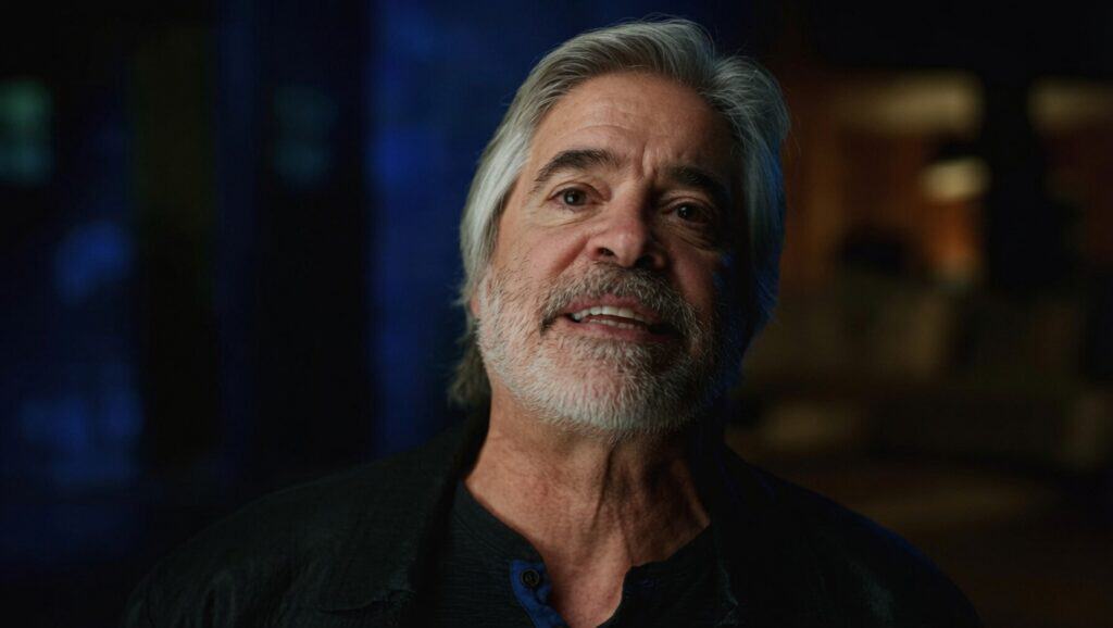 Vince Russo during a documentary interview