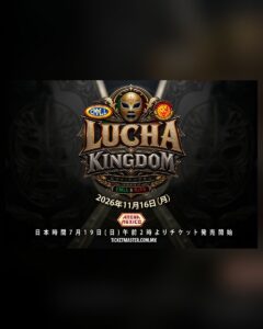 CMLL & NJPW Lucha Kingdom poster