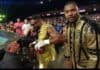 Montez Ford dancing in front of a security guard at ringside during The Street Profits' entrance on the July 6, 2026 episode of WWE Raw