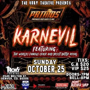 Primos Pro Wrestling: Karnevil 2026 poster